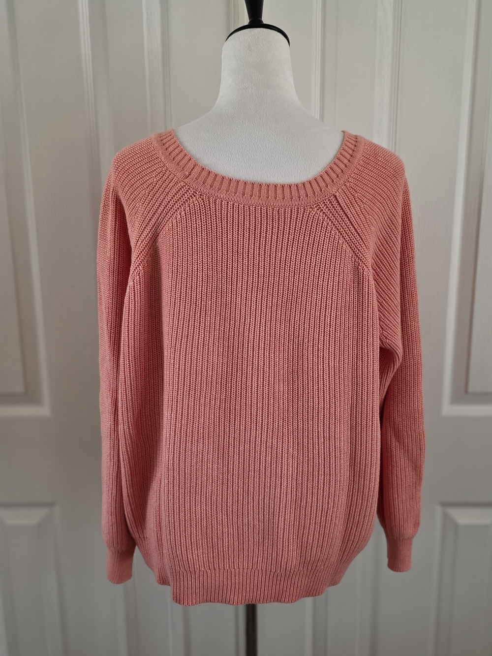 Tommy Bahama Breezy Palm Crew Neck Sweater Pure Coral Heather Size Large - Picture 5 of 10